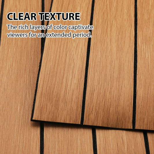 Wood Slat Peel-and-Stick Wall Panel 40cmX3m