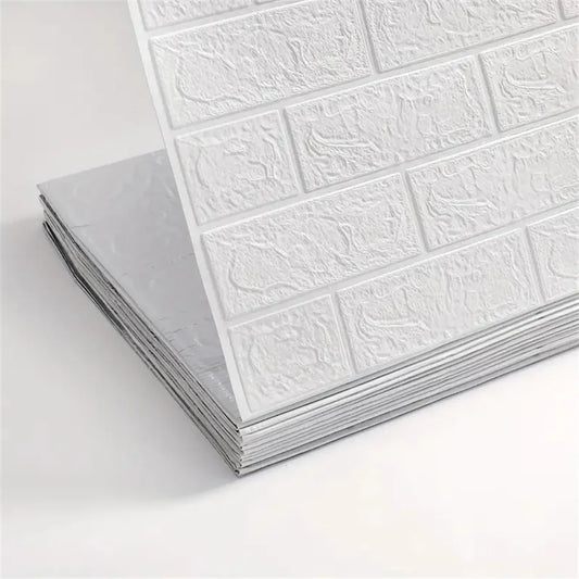 3D Brick Peel & Stick Wall Panel (Waterproof Foam)