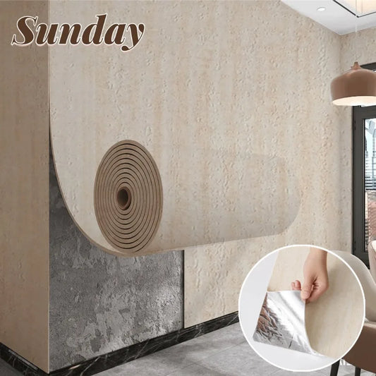 3D Travertine Peel & Stick Wall Panel (Flexible PVC)